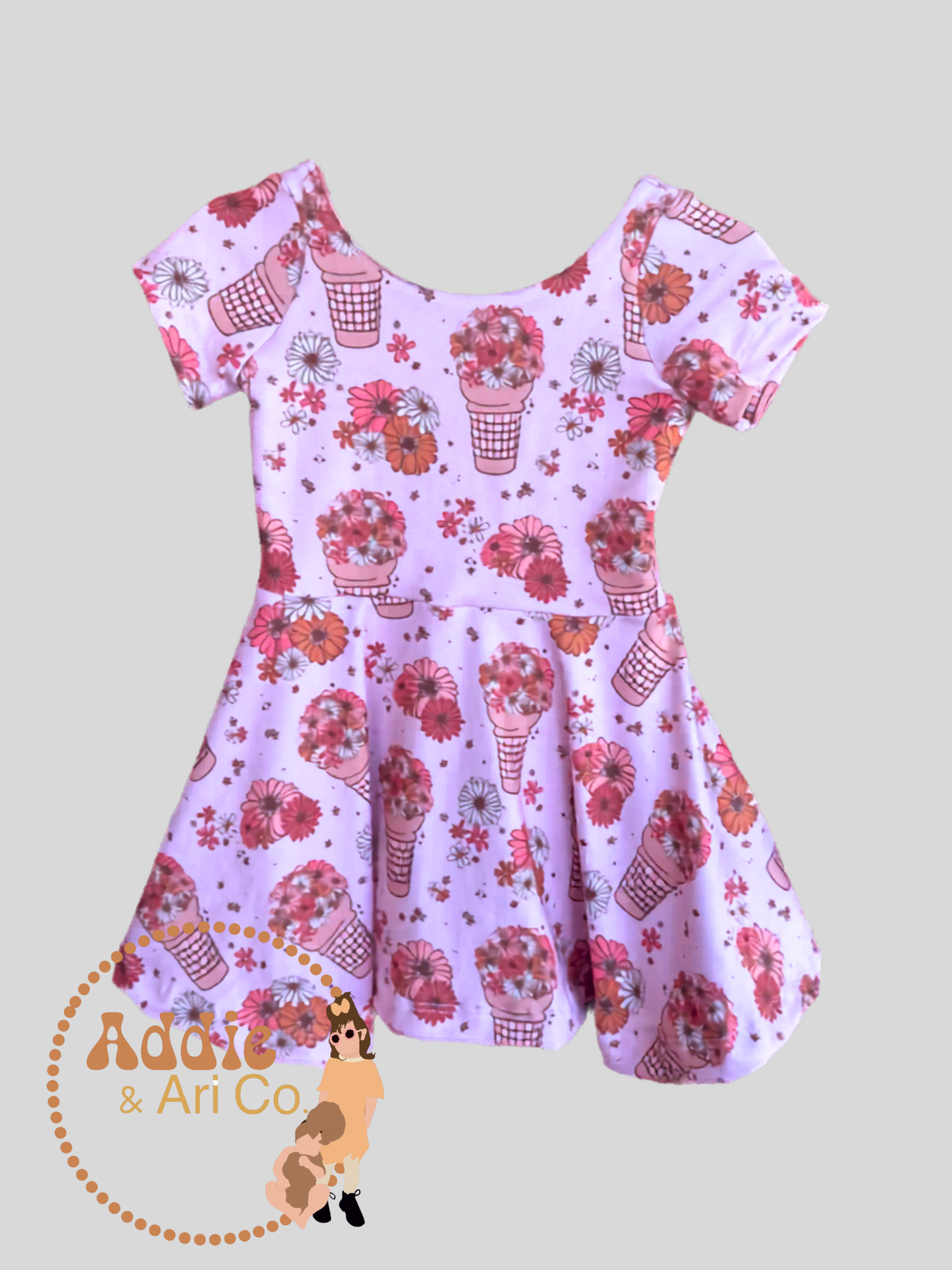 9/12M - Floral Twirl Dress