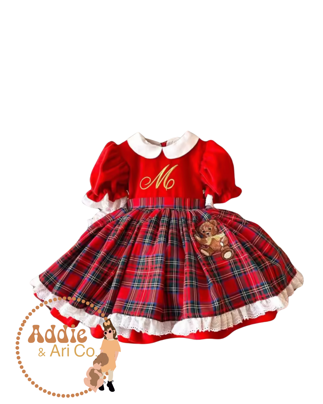 Custom Dress - Vintage Teddy Bear