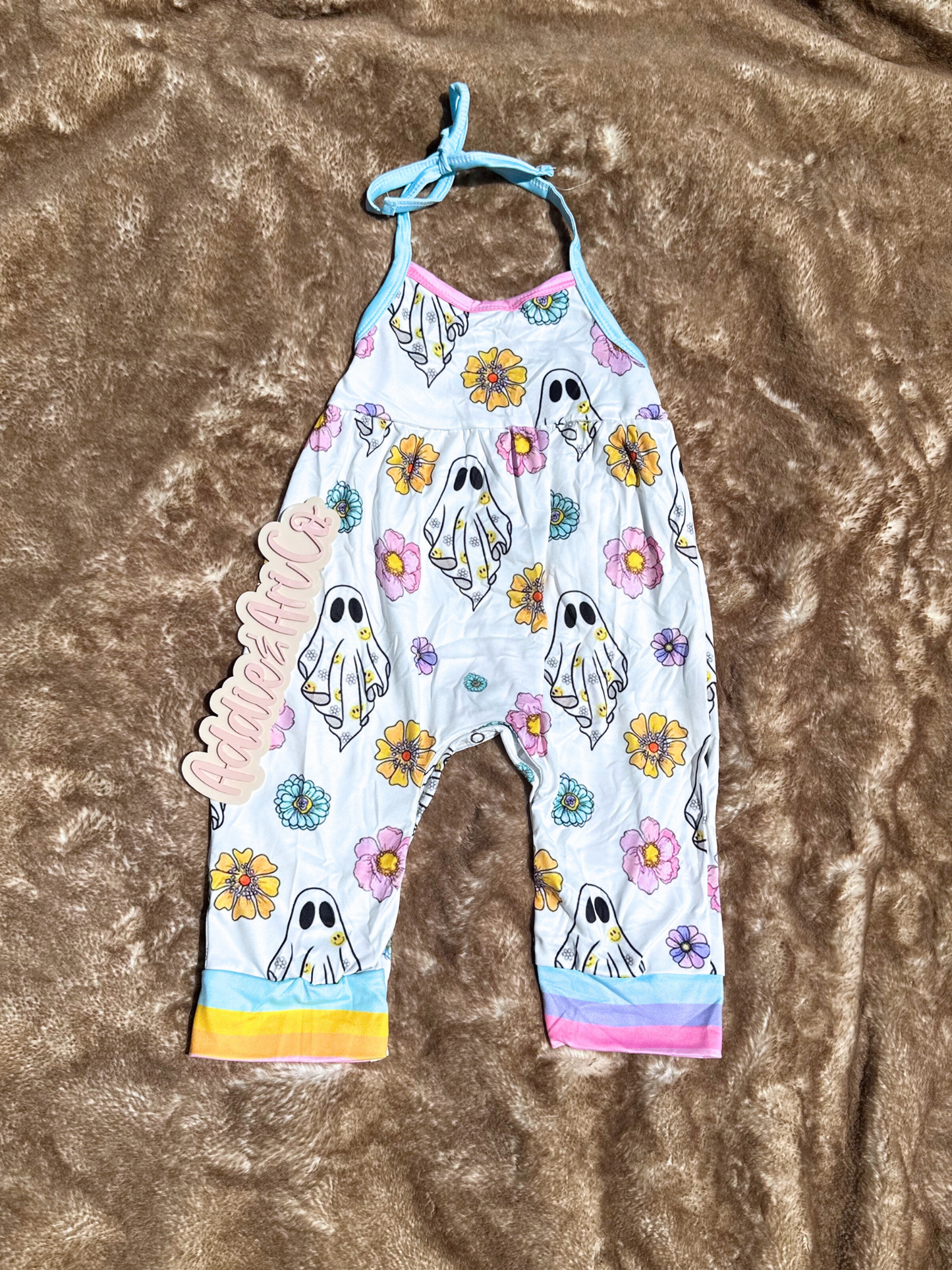 Ghost halter romper