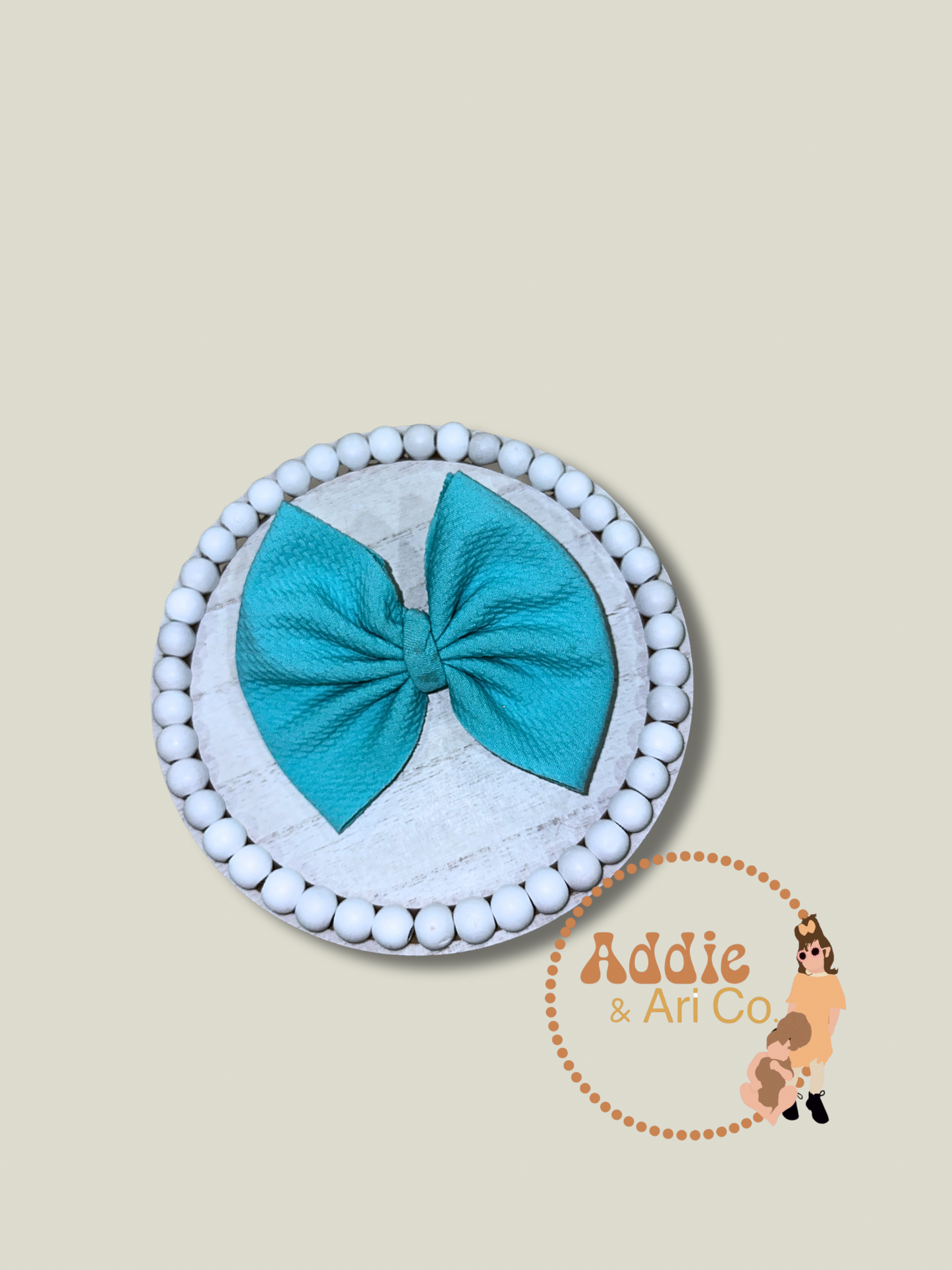 Medium Blue Bow on Clip