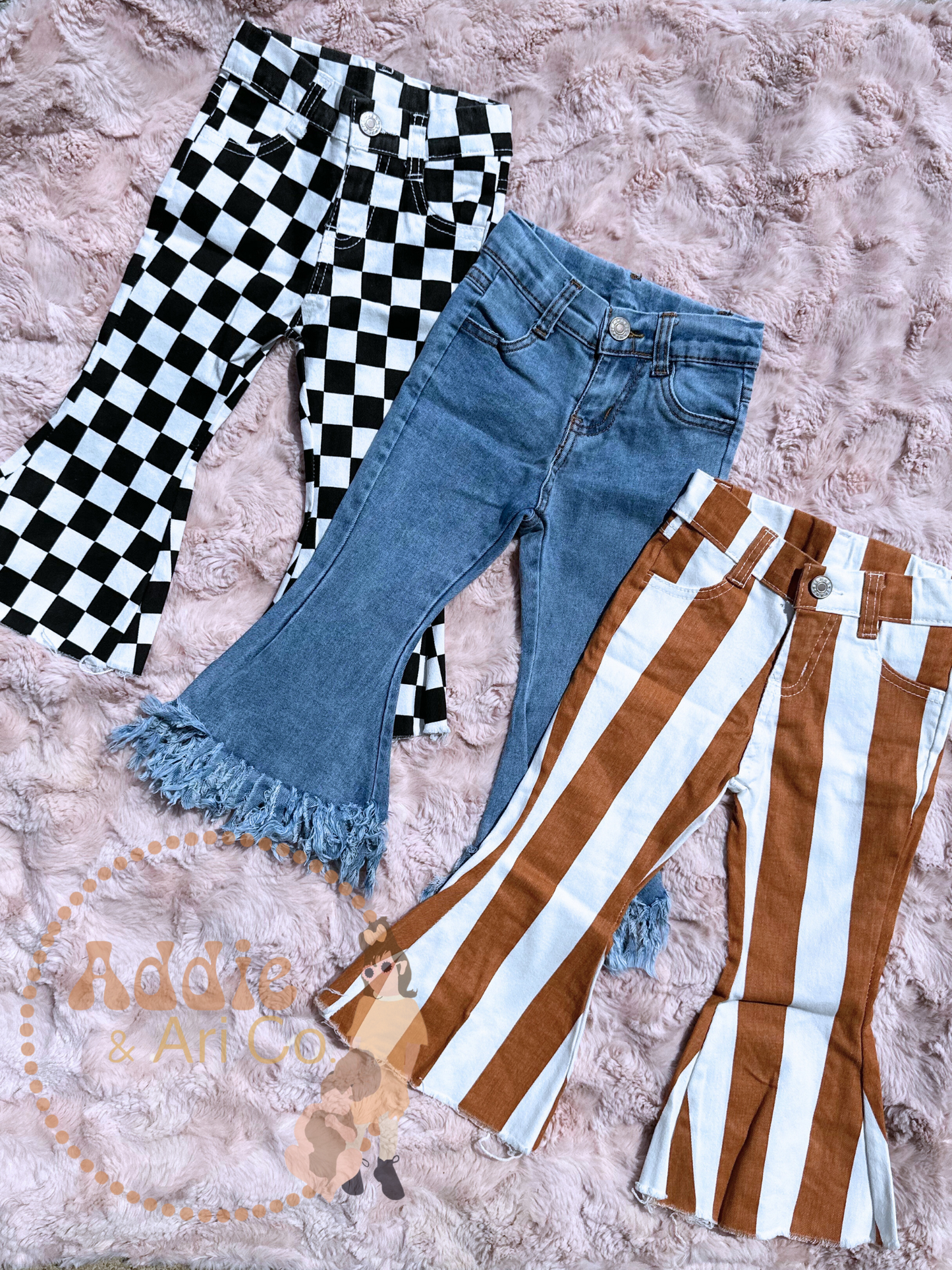 Denim Stretch Flares