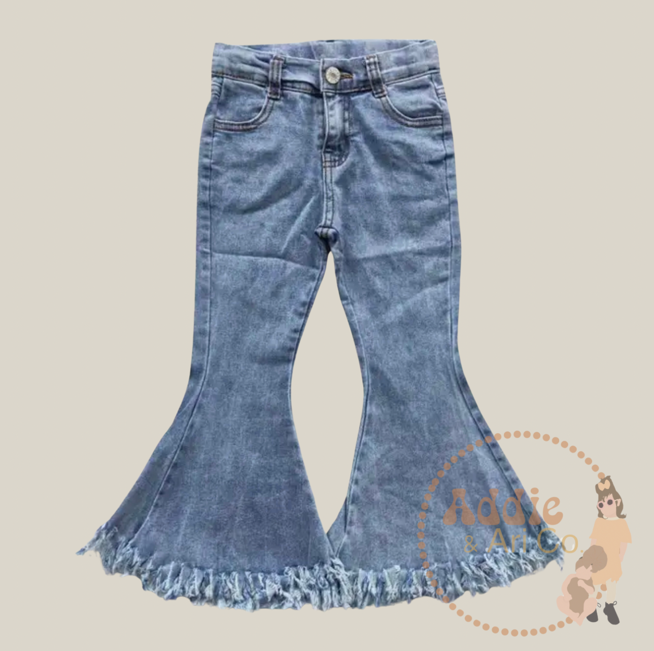 Denim Stretch Flares