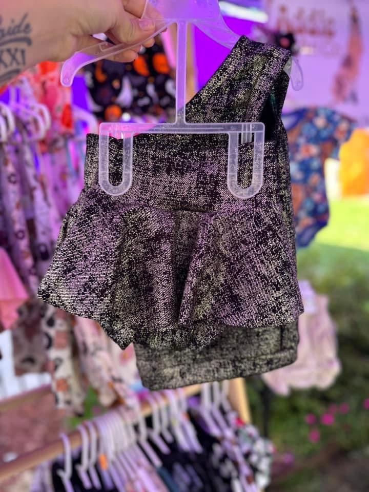 2T One shoulder & Skirted Bummie