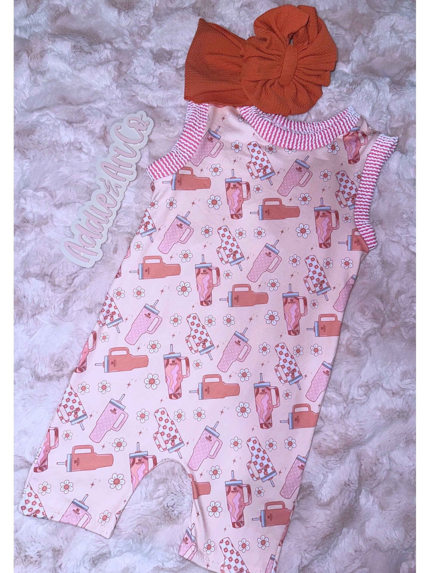 Ollie romper (mystery print)