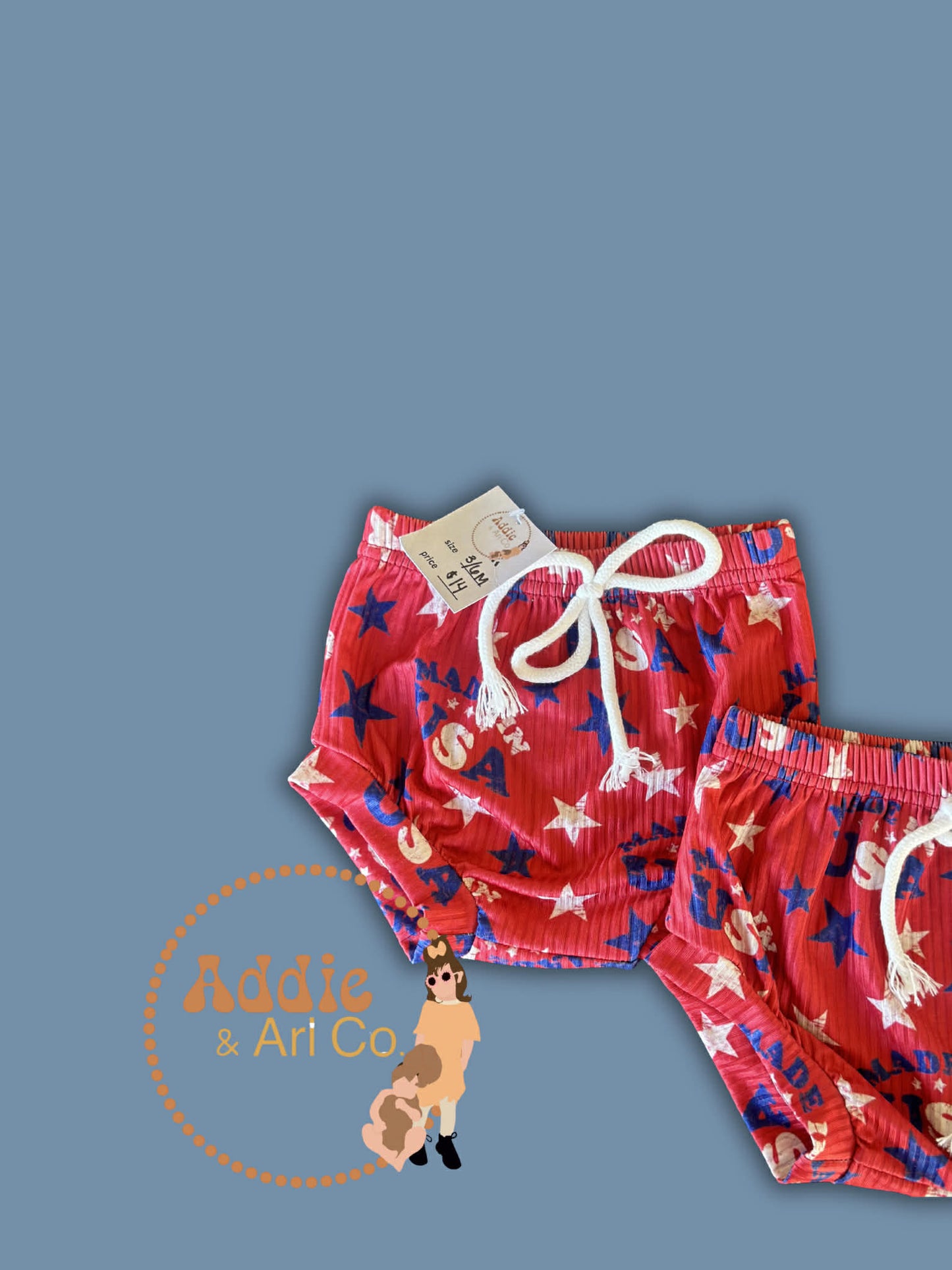 4th of July boy shorts