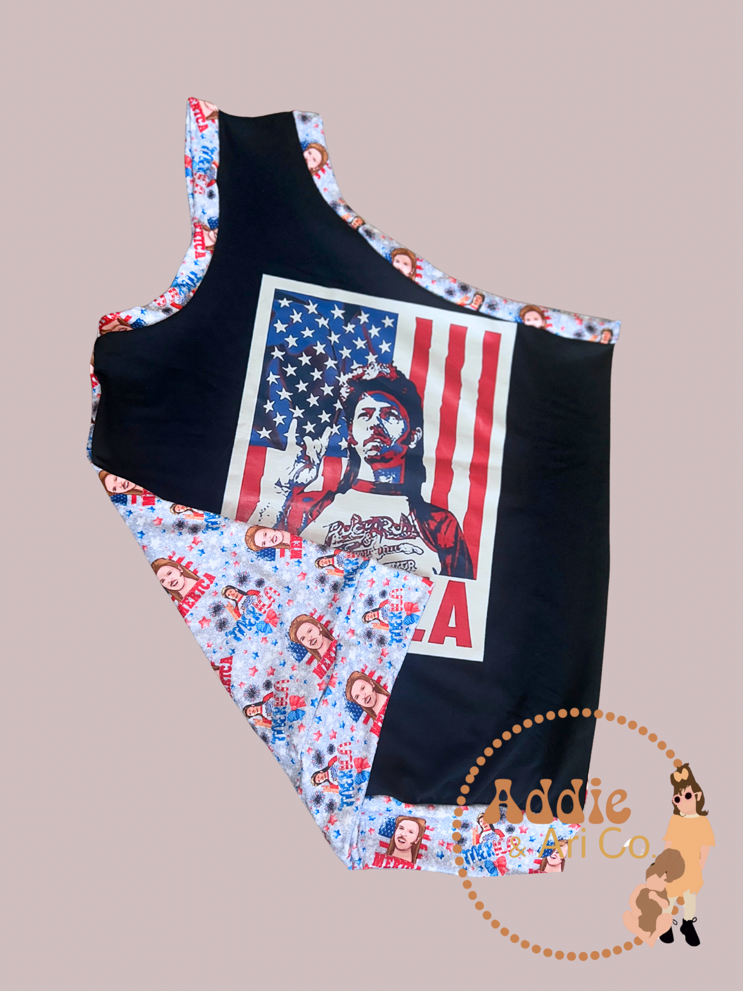 MYSTERY PRINT Mama (adult) - One Shoulder Top