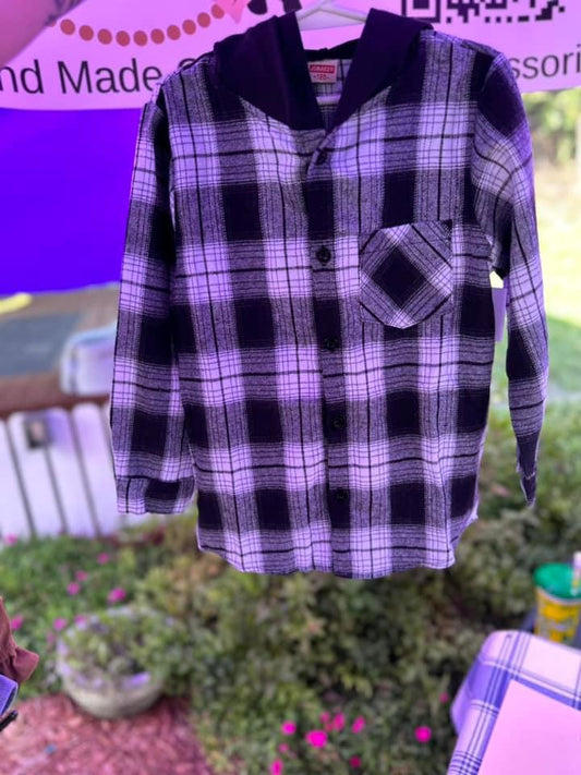 Unisex Hooded Flannel