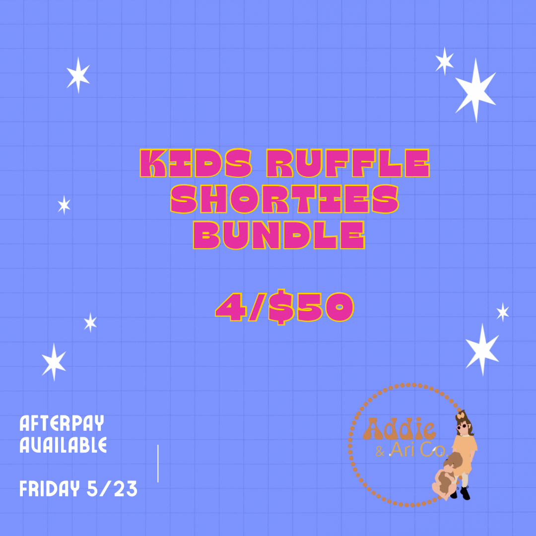 Kids Ruffle Shorties BUNDLE