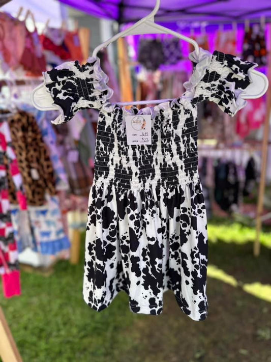 6/12M cowprint dress