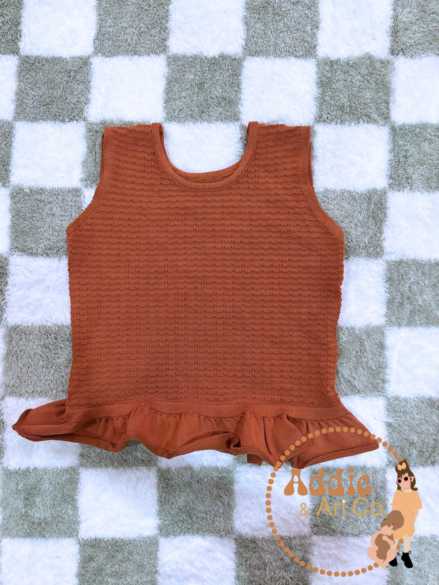 18/24M - Brown Boho Tank