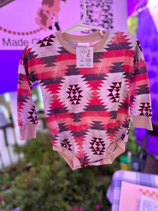 Aztec sweater romper