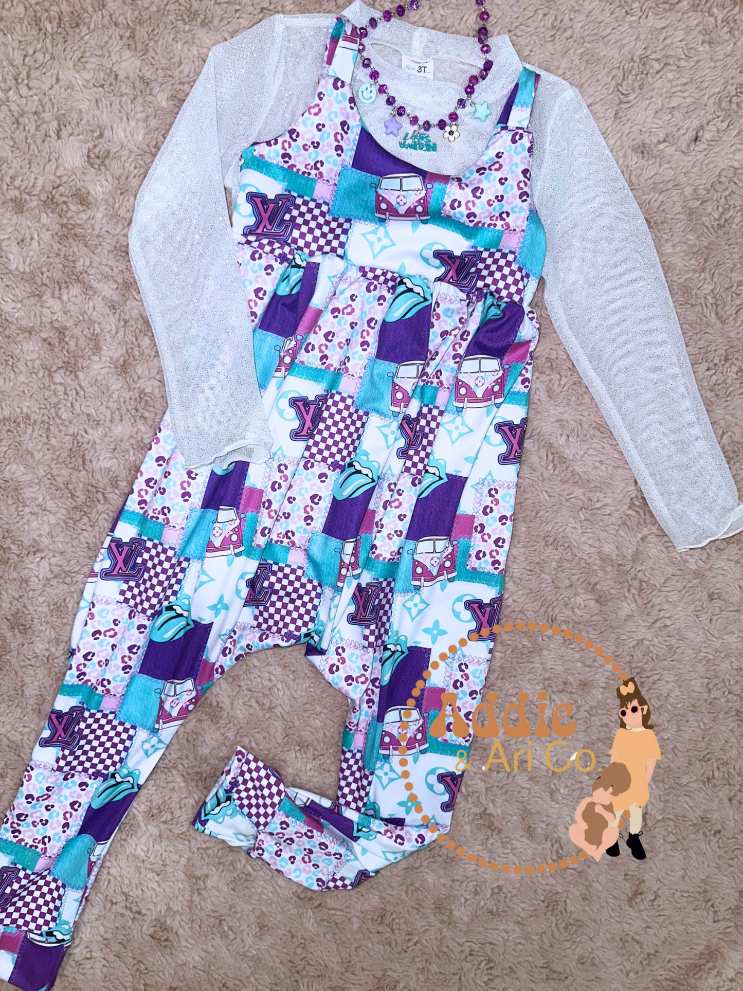 Napa & Mesh Top Set