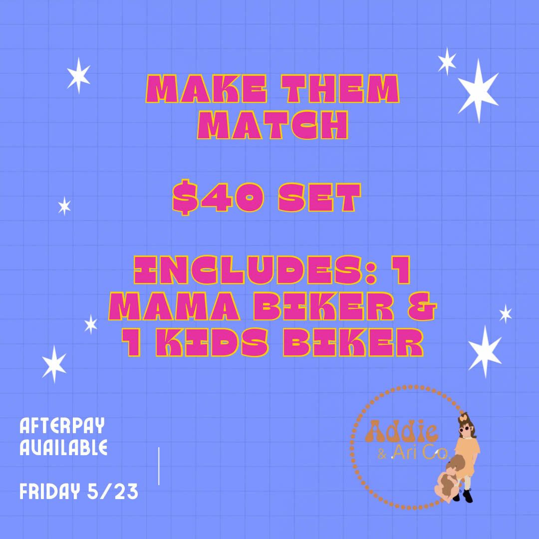MATCH-MY-MINI-SET (Biker Shorts Set)