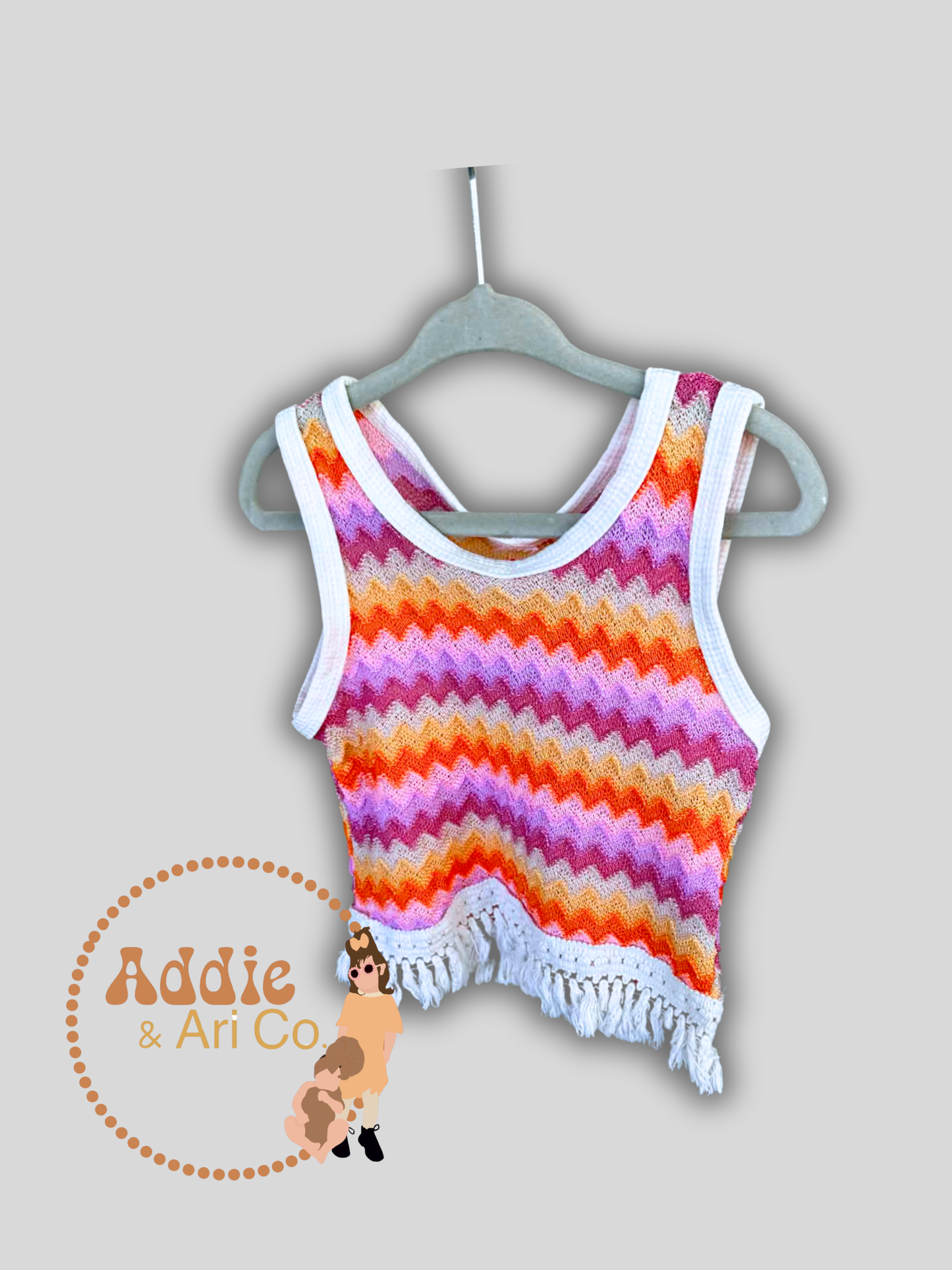 18/24M - Boho Fringe Tank