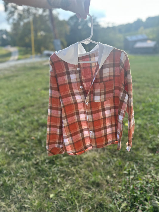Unisex Hooded Flannel