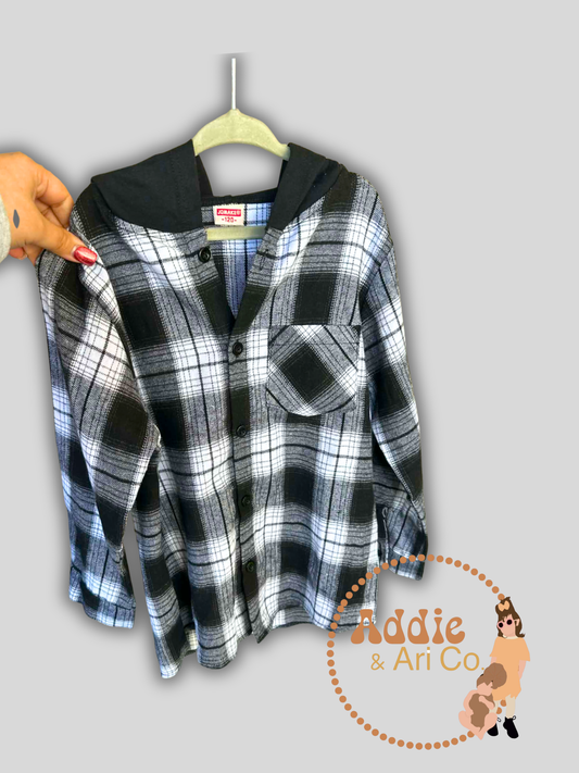 Unisex Hooded Flannel
