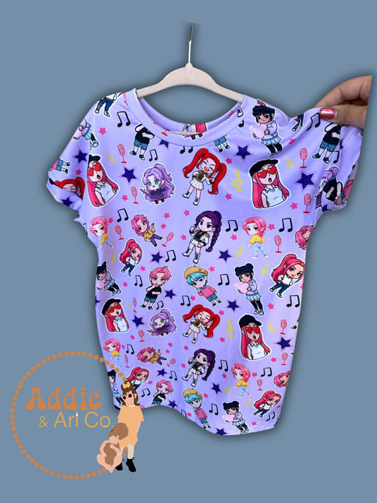 4/5T - K-pop T-shirt dress