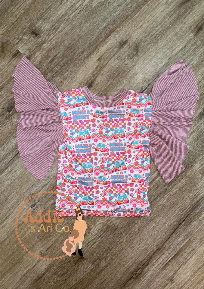 Flutter Sleeve Top