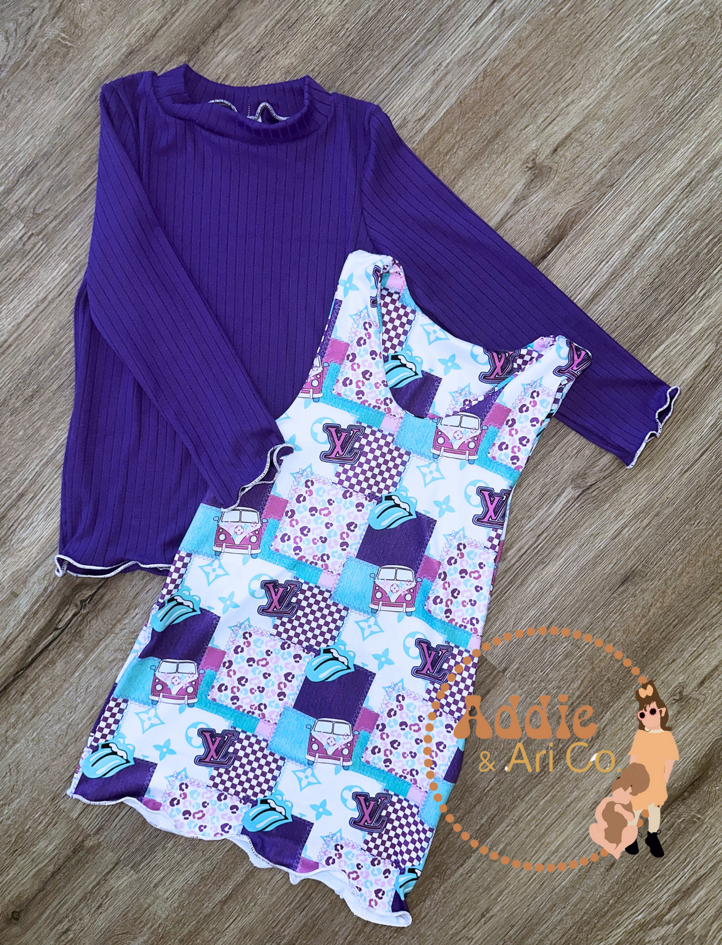 Luna dress & Long sleeve set