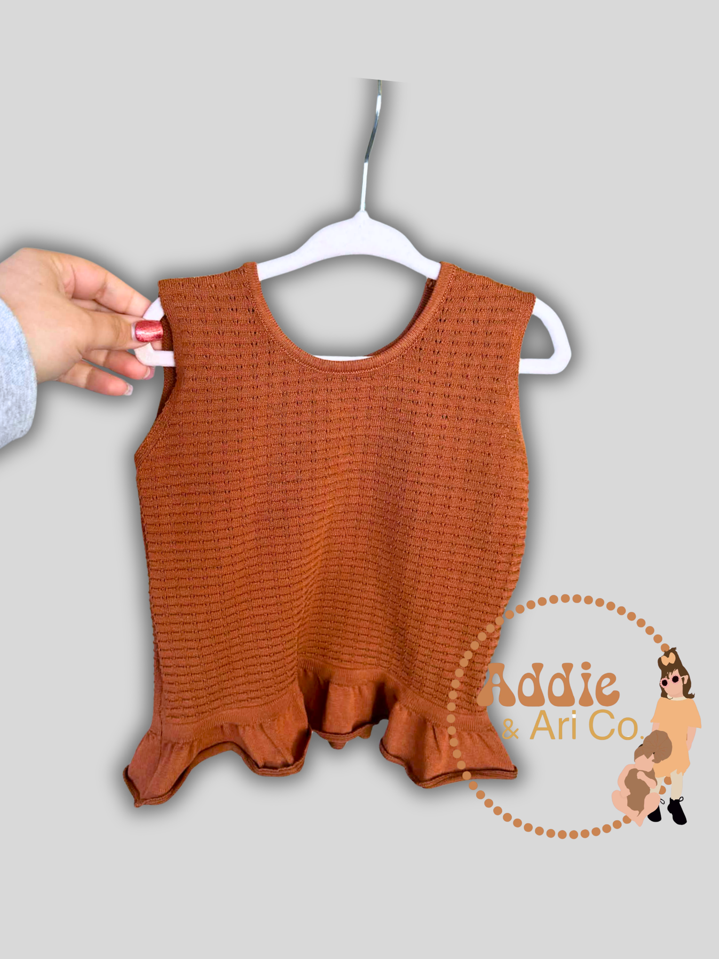 18/24M - Brown Boho Tank