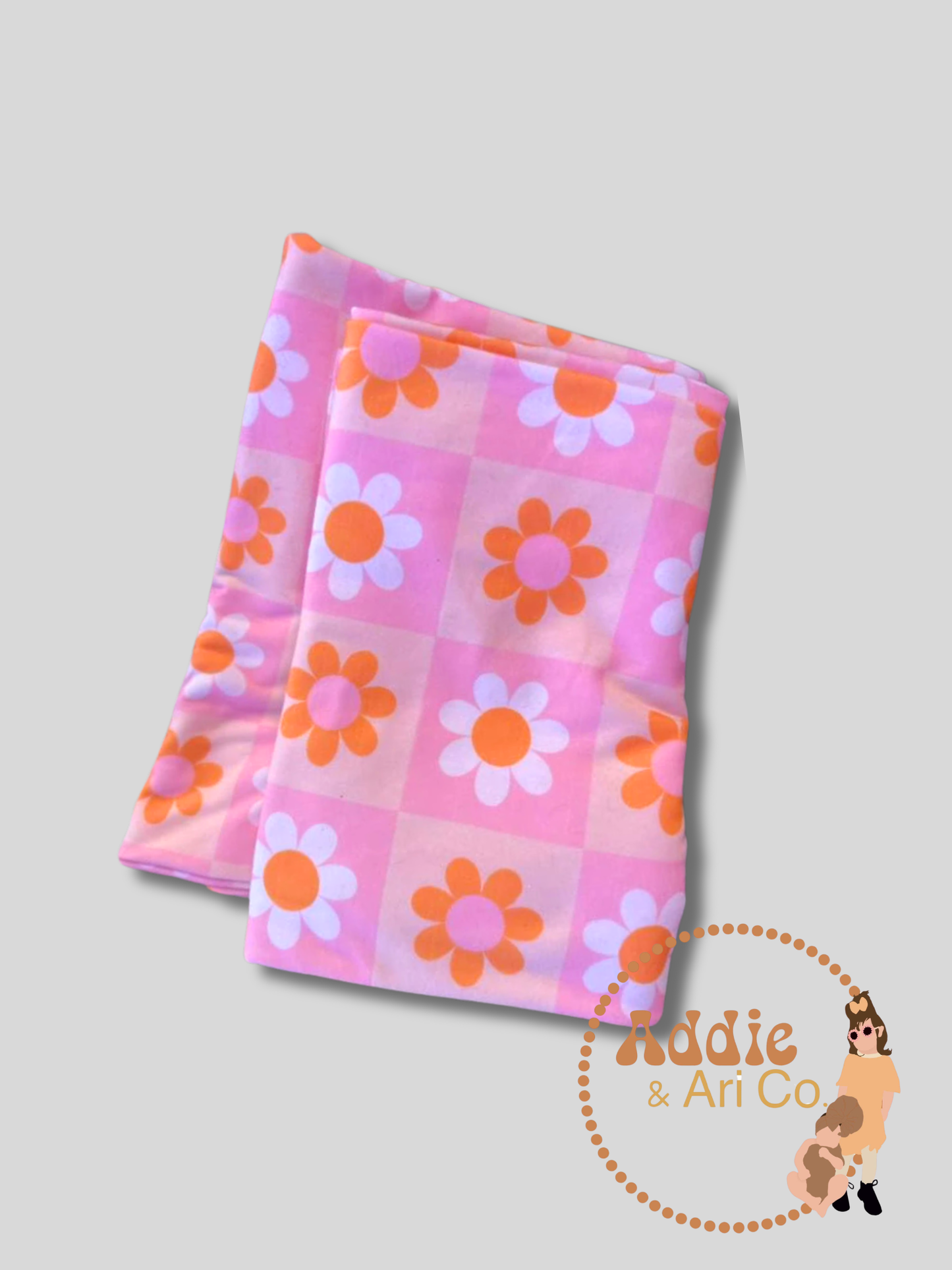 Swaddle blanket (retro floral)