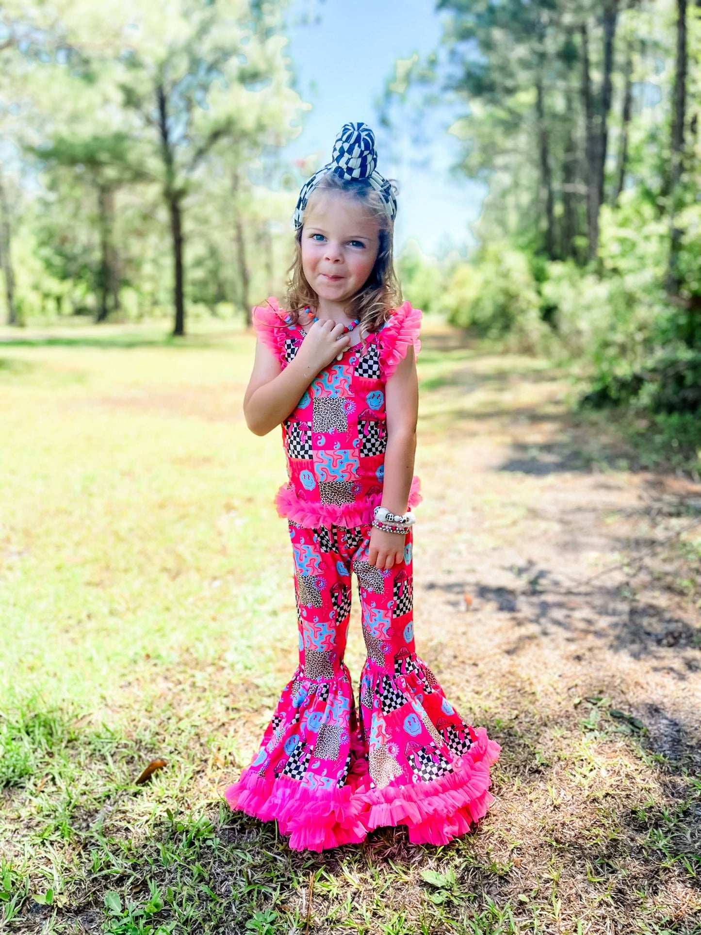 4T Ruffled Tank & Bell Set