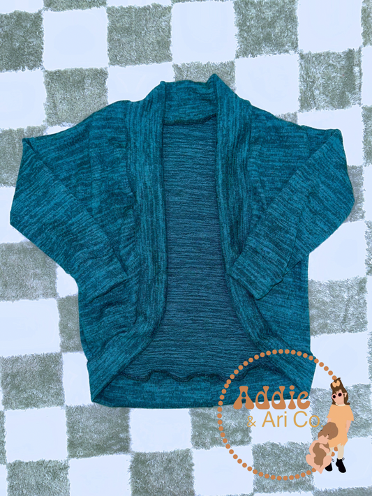 24M/2T - Turquoise/Green Cardigan