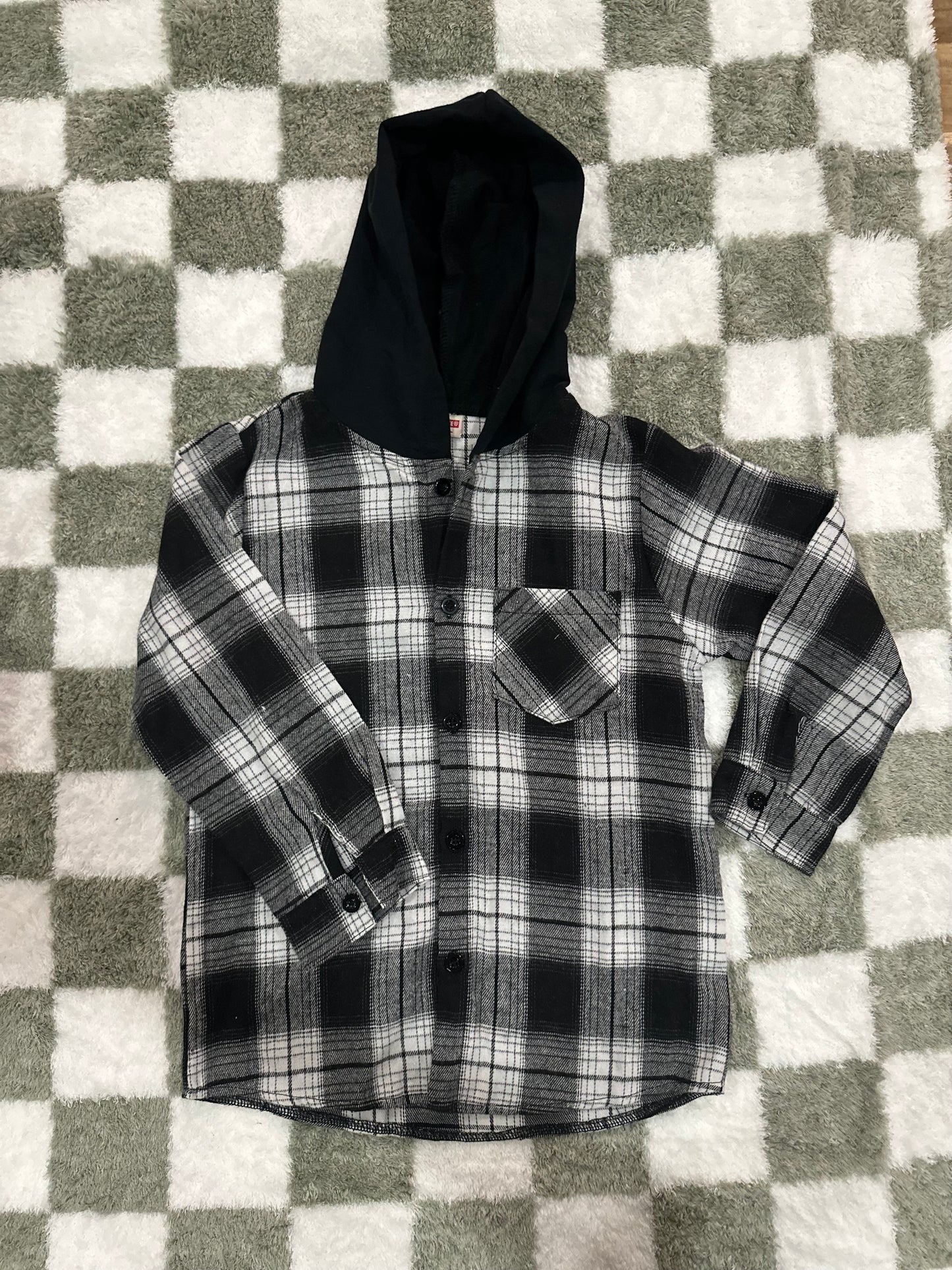 Unisex Hooded Flannel