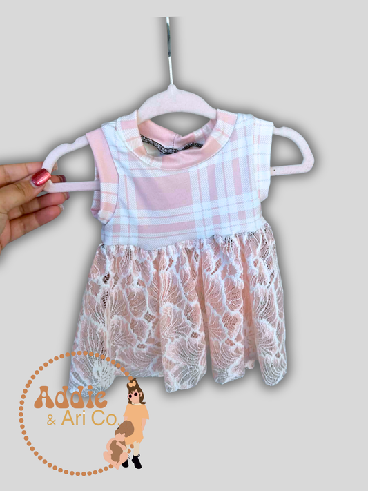 6M - Pink Tank Peplum