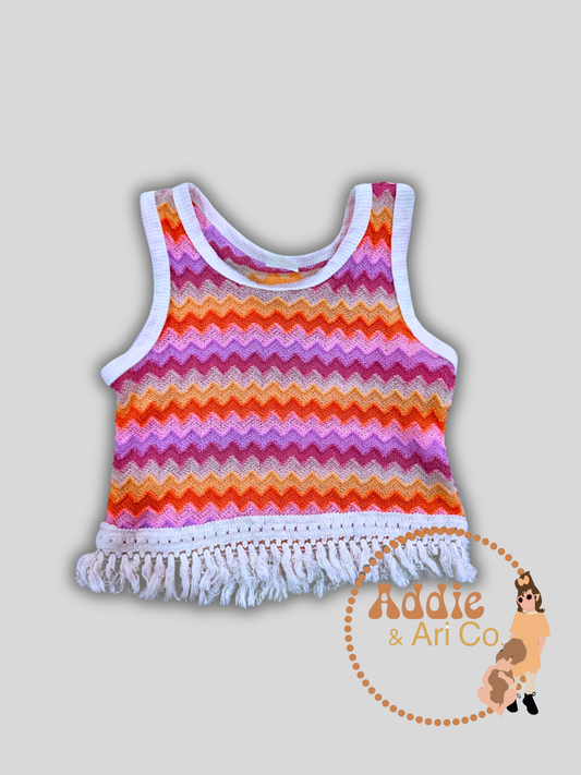 18/24M - Boho Fringe Tank