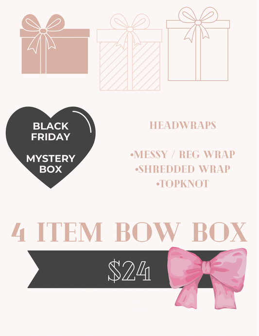 🎀🎀 HEADWRAPS ONLY — BOW mystery box🎀🎀