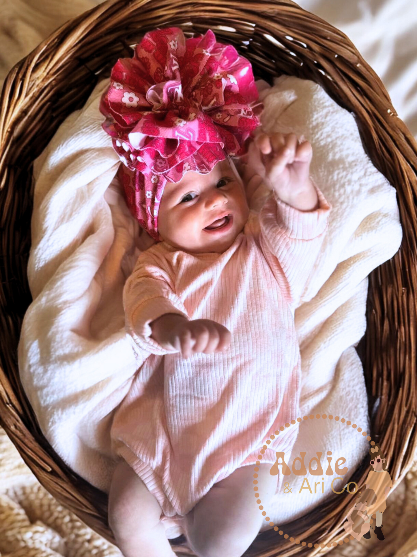 Pink checkered sweater romper