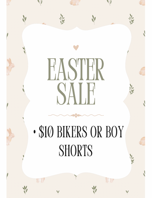 $10 Bikers or Boy Shorts (Up to 4T)