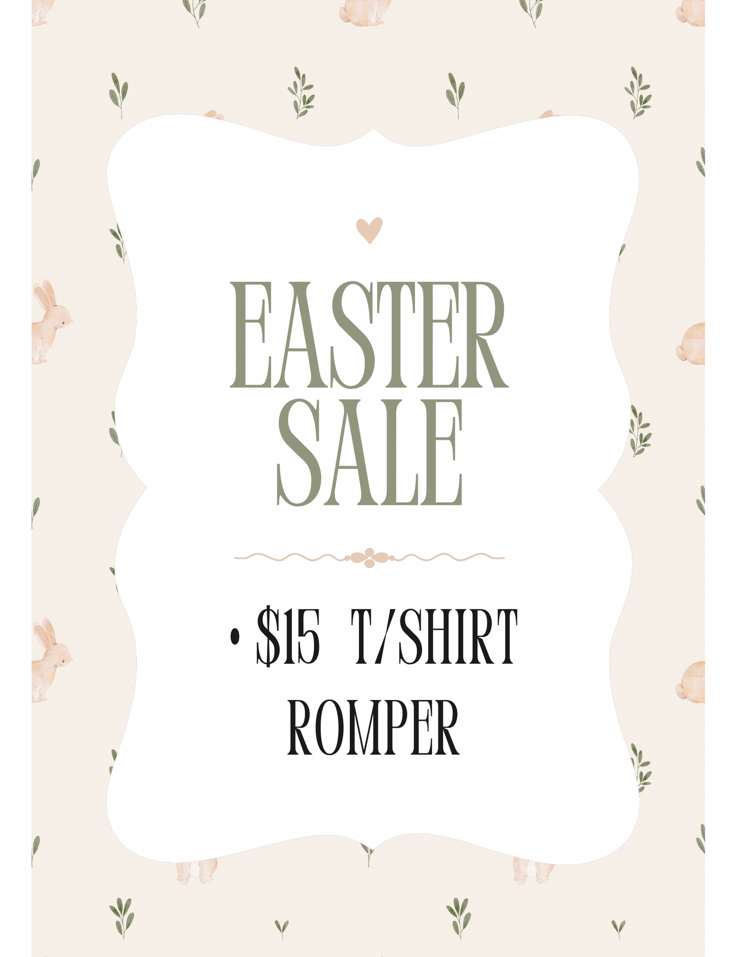 $15 T/Shirt Romper (up to size 4T)