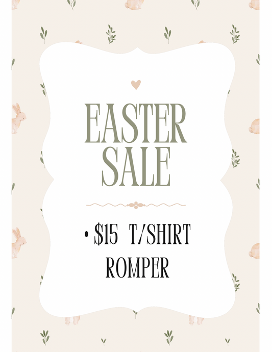 $15 T/Shirt Romper (up to size 4T)