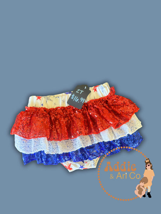 4th of July skirt 2t